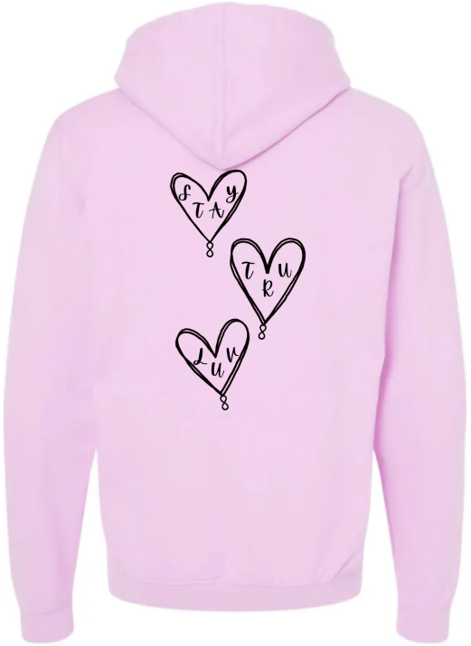 3 Heart Hoodie