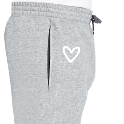 White heart sweats