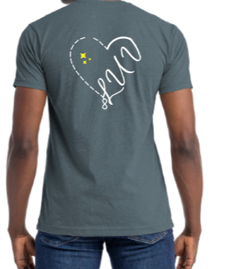 Half luv heart T