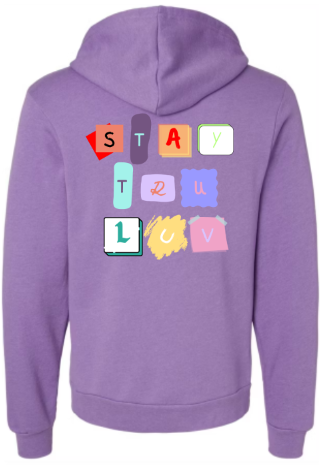 Magazine lettering hoodie