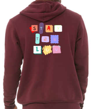 Magazine lettering hoodie