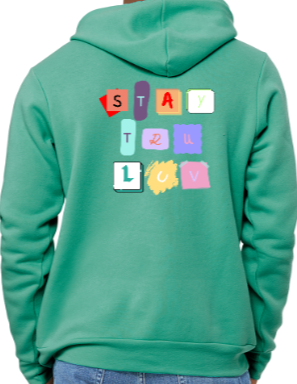 Magazine lettering hoodie