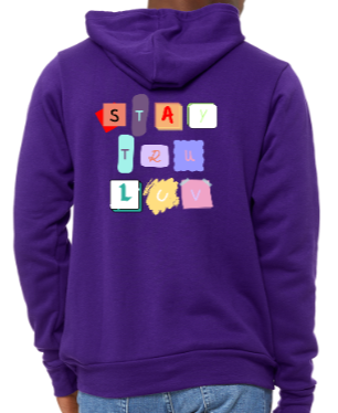 Magazine lettering hoodie
