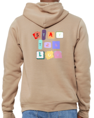 Magazine lettering hoodie