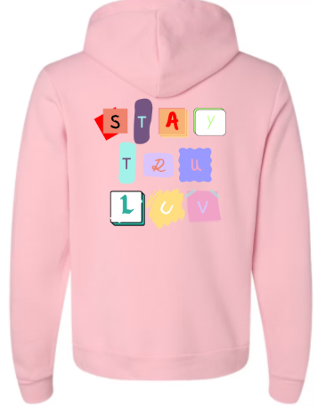 Magazine lettering hoodie
