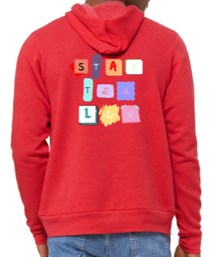 Magazine lettering hoodie