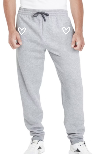 White heart sweats