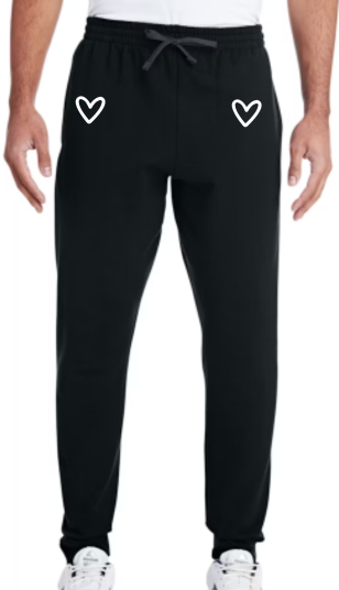 White heart sweats