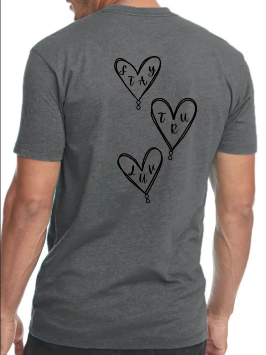 3 heart T