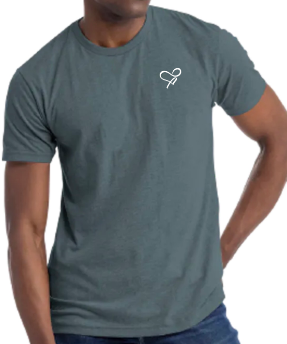 Half luv heart T