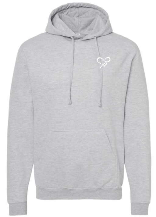 Half Luv Heart Hoodie