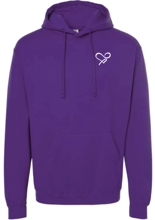 Half Luv Heart Hoodie