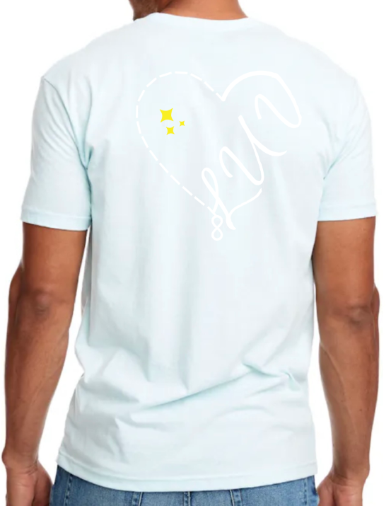 Half luv heart T