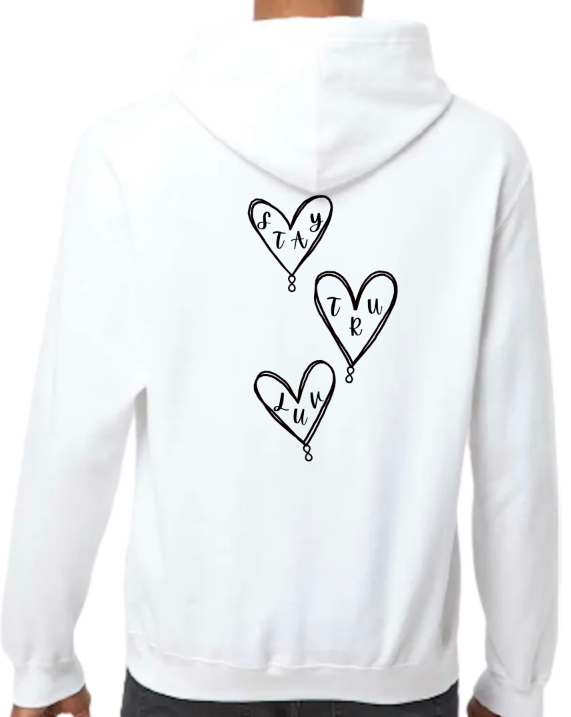 3 Heart Hoodie