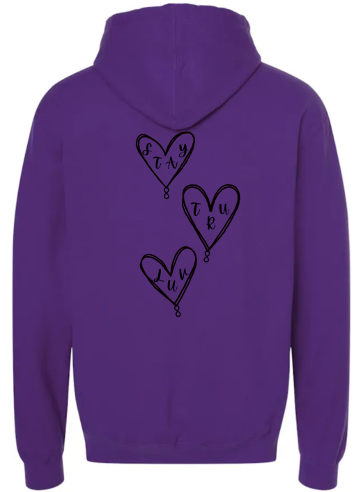 3 Heart Hoodie