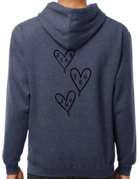 3 Heart Hoodie