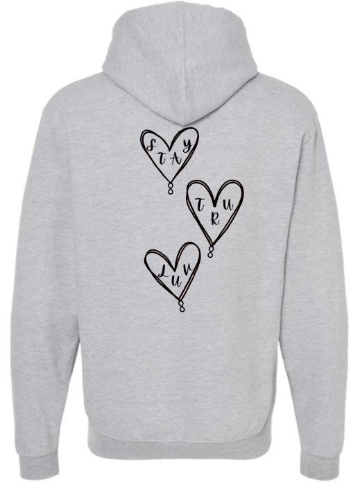 3 Heart Hoodie
