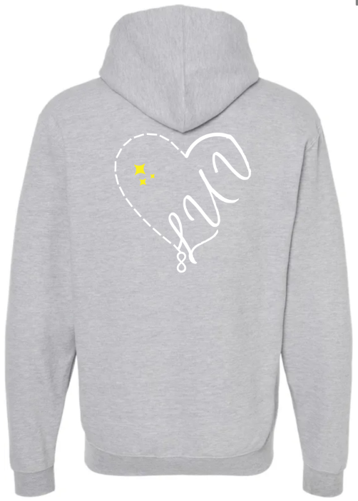 Half Luv Heart Hoodie