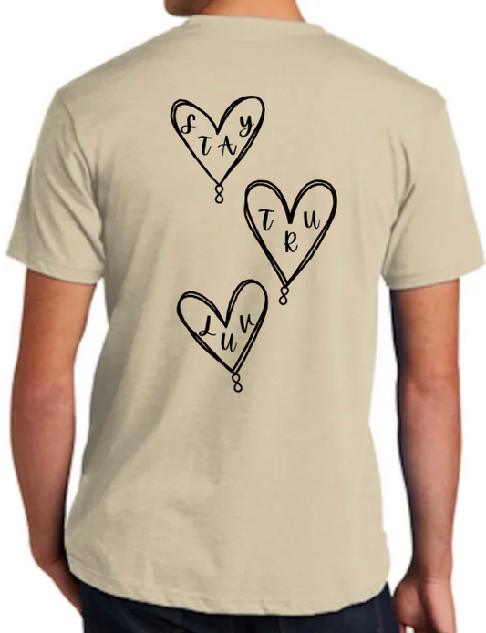 3 heart T